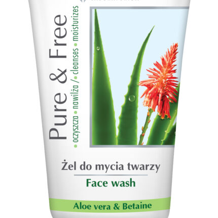Pure and Free - Гель для умывания с алоэ вера и бетаином 150 мл