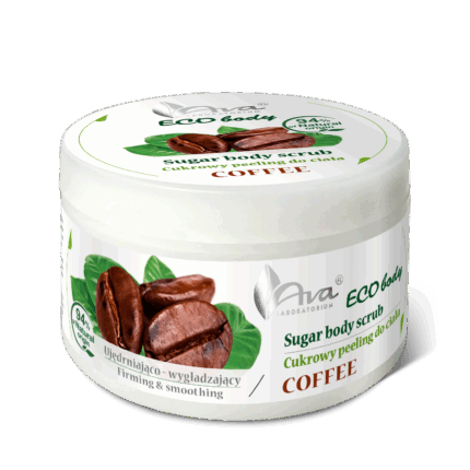 Eco Body - Сахарный скраб КОФЕ 250 г